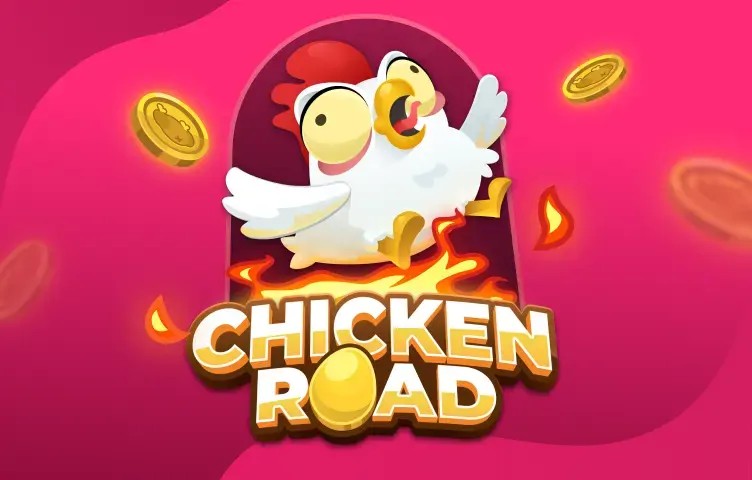 Chicken Road slot logo by InOut at Spinko CasinoChicken Road