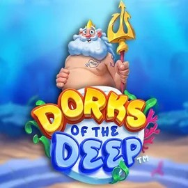 Dorks of the Deep slot logo by Hacksaw Gaming at Spinko CasinoDorks of the Deep