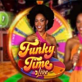 Funky Time online game logo by Evolution on spinkoo.se
