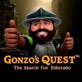 Logo of Gonzo's Quest from NetEnt at Spinko Casino