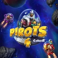 Pirots 4 online game logo by ELK Studios on spinkoo.se
